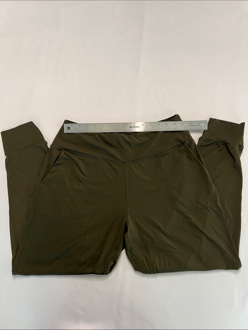 Olive Green Women's Stretch Active Pants Size XL Super Comfy